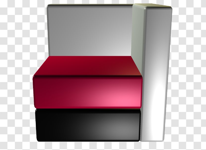 Furniture Rectangle - Red - Angle Transparent PNG