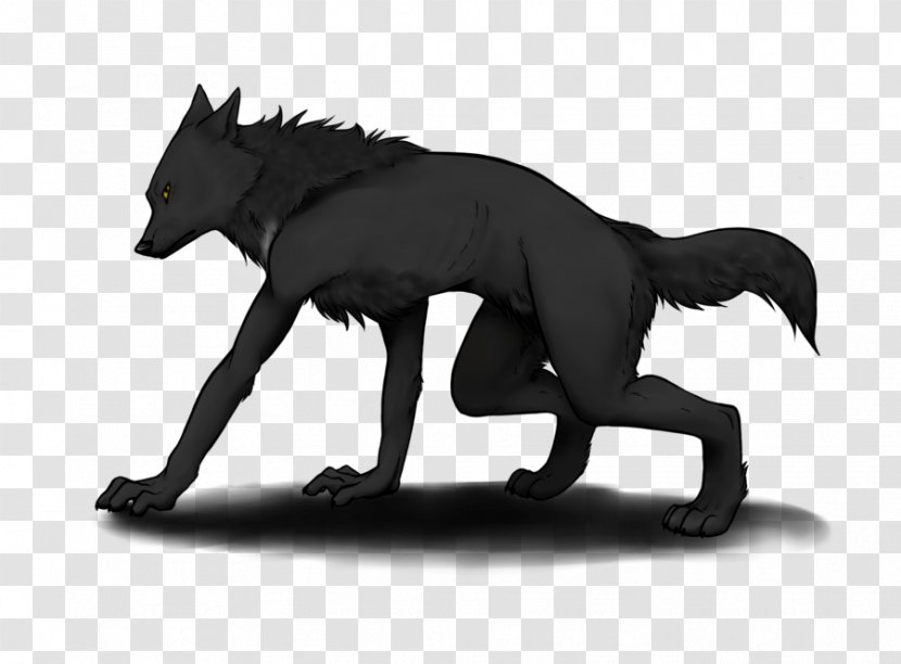 Gray Wolf Eihwaz Drawing Runes Sketch - Werewolves Kill Games Transparent PNG