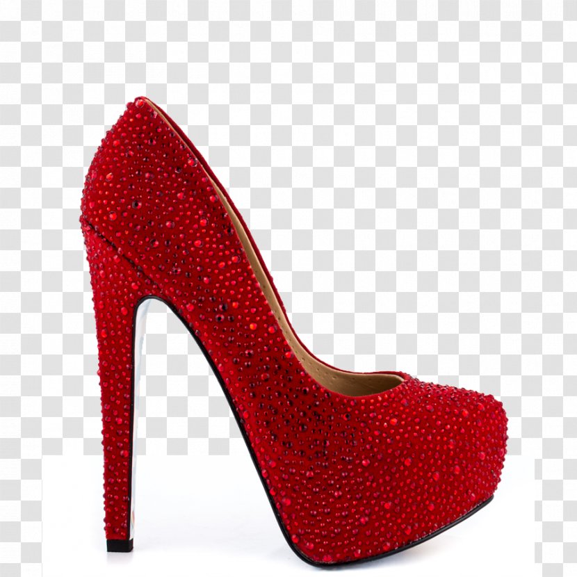Heel Product Design Shoe - High Heeled Footwear - Ruby Red Shoes For Women Transparent PNG