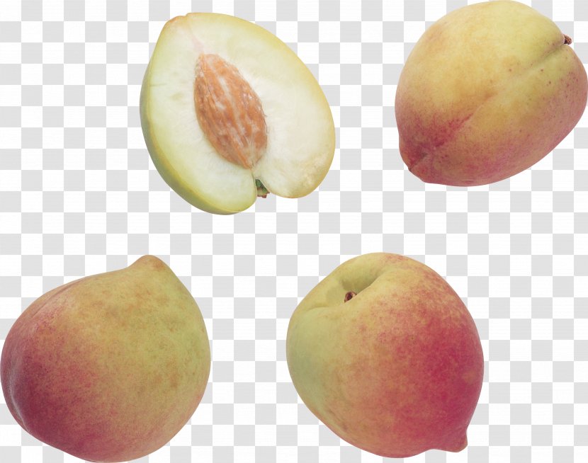 Nectarine Fruit Food - Ameixeira - Peach Image Transparent PNG