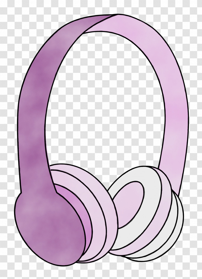 Headphones Circle Audio Equipment Pink M Equipment Transparent PNG