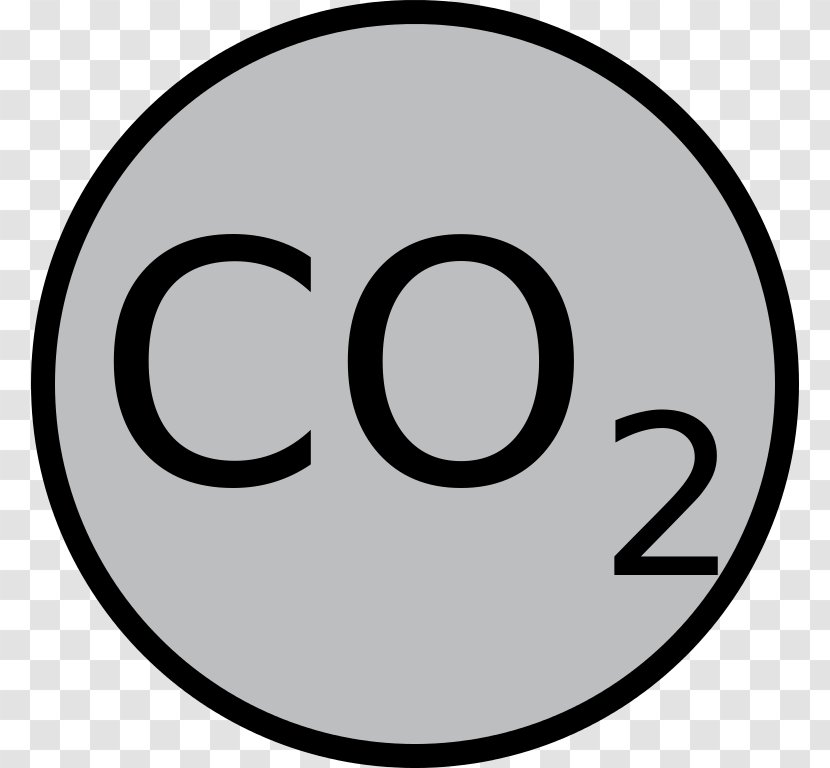 Carbon Dioxide Symbol Chemistry Black - Symbolic Transparent PNG