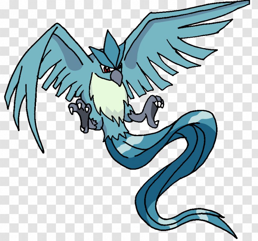 Pokémon GO Red And Blue Battle Revolution Articuno - Mythical Creature Transparent PNG