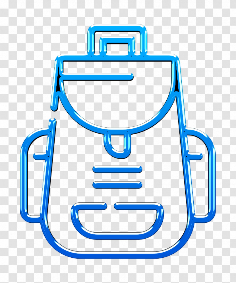 Backpack Icon Hippies Icon Transparent PNG