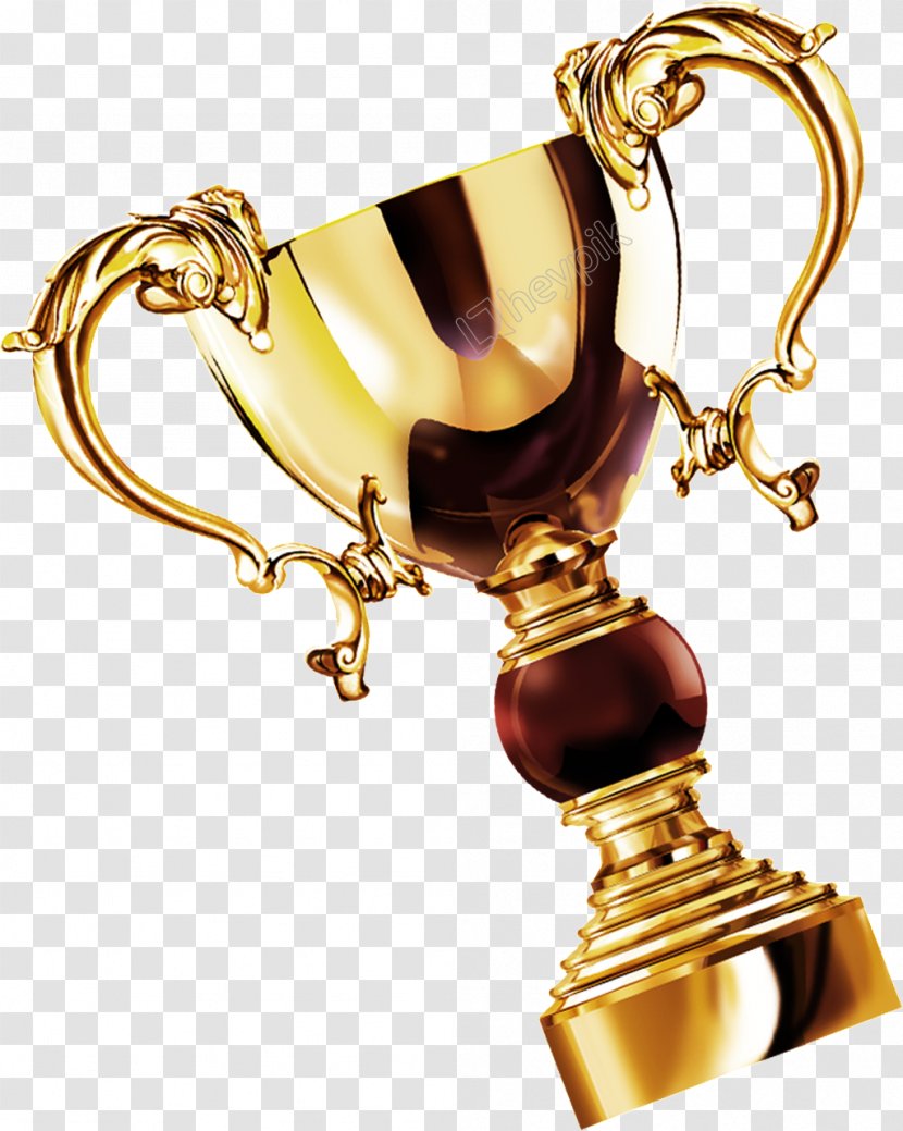Trophy Cartoon - Award Or Decoration - Copper Body Jewelry Transparent PNG