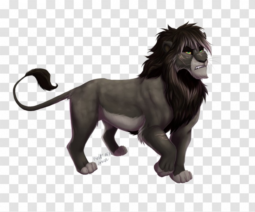 Lion Big Cat Terrestrial Animal - Animation Transparent PNG