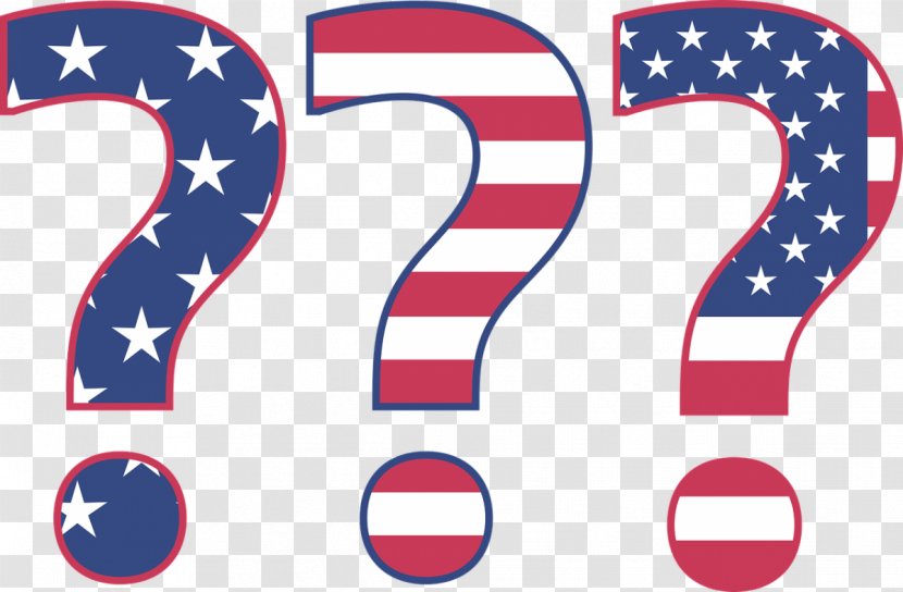 Question Mark United States Election Voting - Red Transparent PNG
