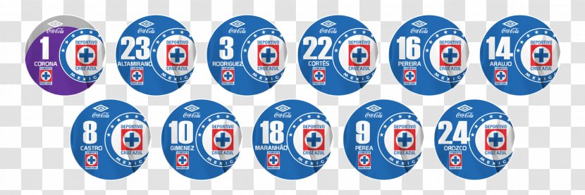 Logo Brand Font - Label - CRUZ AZUL Transparent PNG