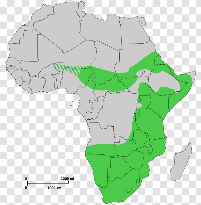 Chad Sub-Saharan Africa Blank Map - PLACES Transparent PNG