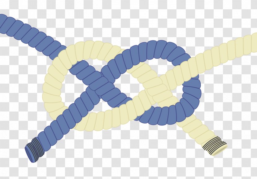 The Ashley Book Of Knots Reef Knot Bowline Nœud De Joséphine - Half Hitch - Rope Transparent PNG