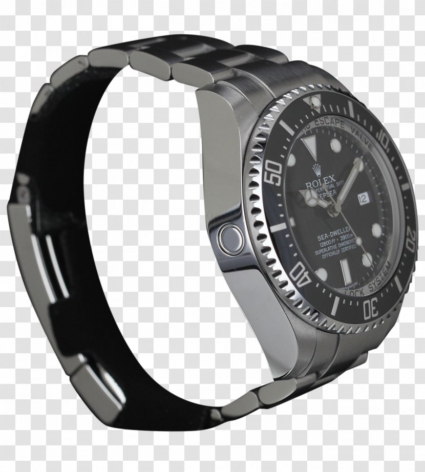 Silver Watch Strap - Rolex Sea Dweller Transparent PNG