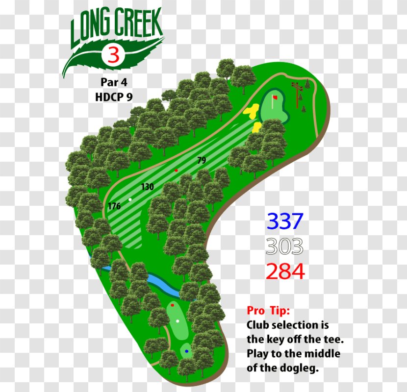 Long Creek Golf & Country Club Course Slope Rating Dogleg - Green Transparent PNG