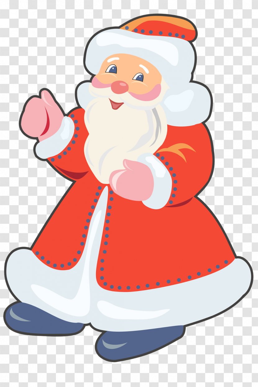 Santa Claus Ded Moroz Christmas Snegurochka New Year - Holiday Ornament Transparent PNG