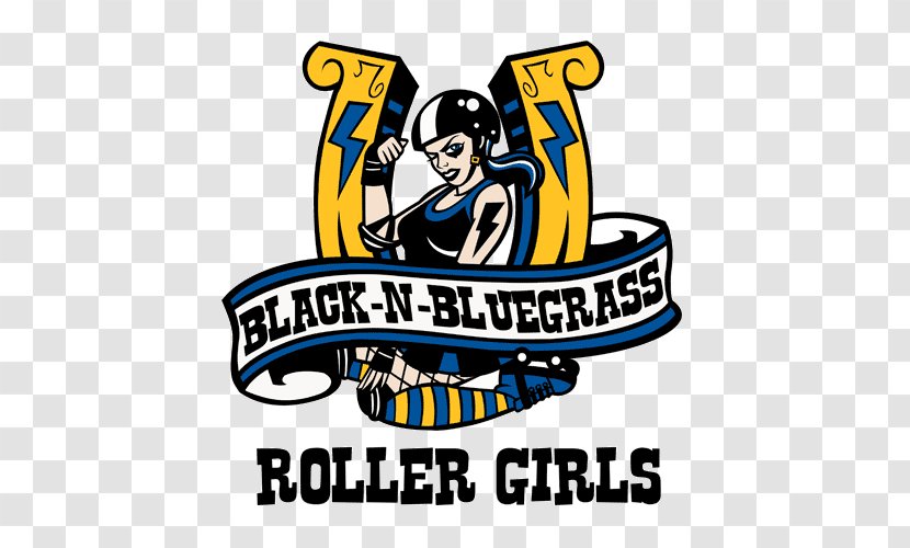 Black-n-Bluegrass RollerGirls Roller Derby National Child Abuse Prevention Month Kentucky - Logo Transparent PNG