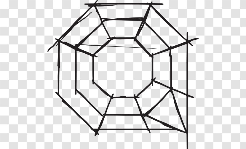 Regular Polygon Octagon Line Piramide Oktogonal Symmetry - Area Transparent PNG