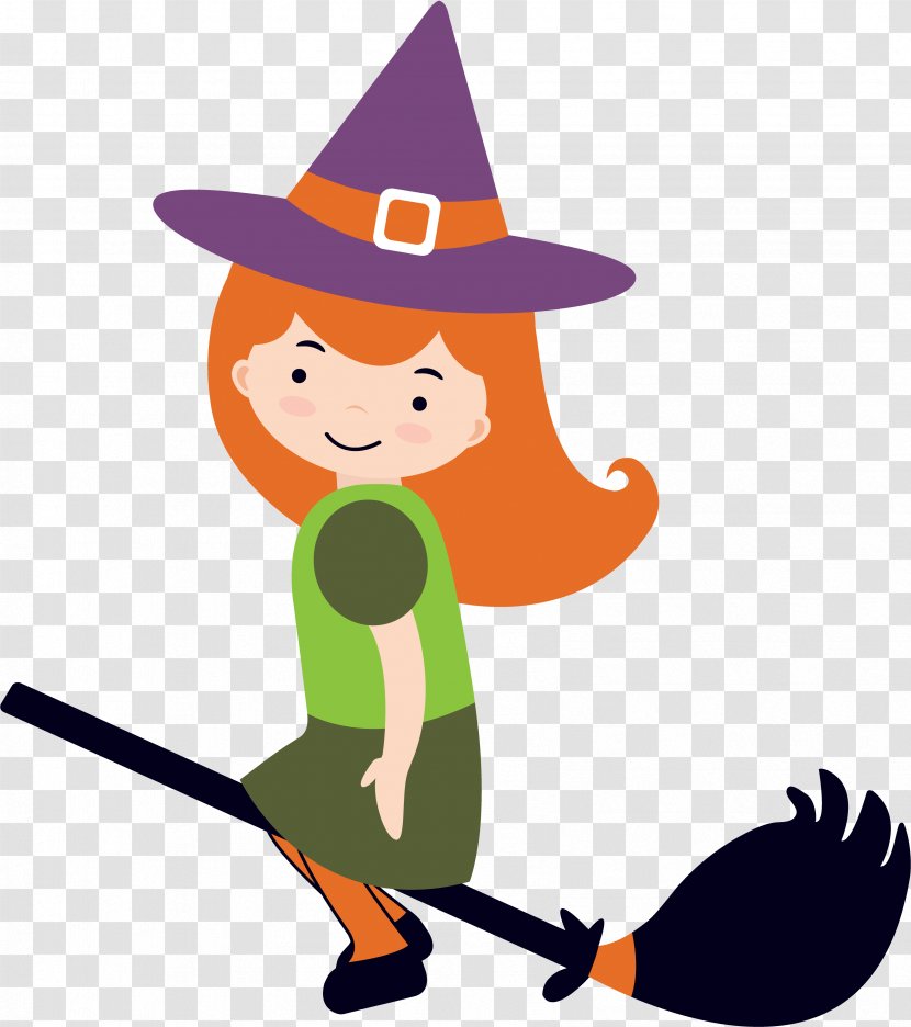 Witchcraft Cartoon Clip Art - Fictional Character - Halloween Transparent PNG
