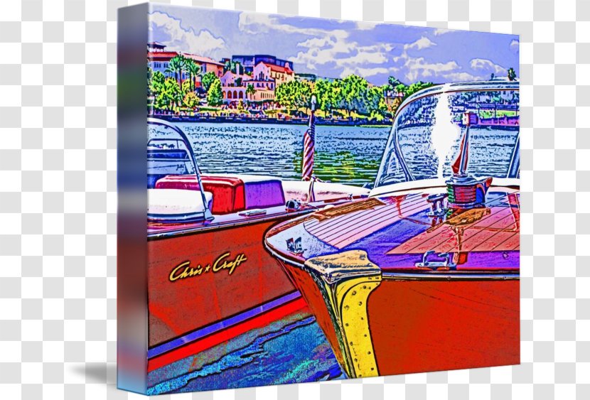Chris-Craft Boats Gallery Wrap - Printmaking - Boat Transparent PNG