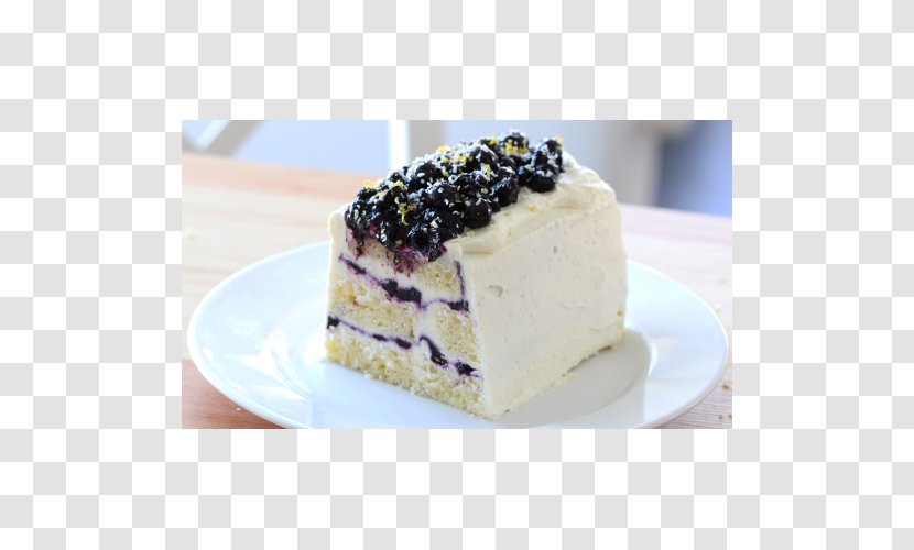 Icebox Cake Cheesecake Torte Cream Pound - Blueberry Transparent PNG