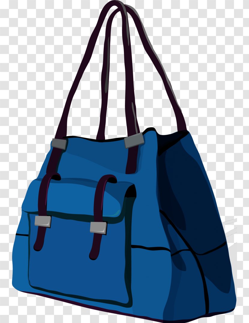Handbag Tote Bag Kindergarten Education - Electric Blue Transparent PNG