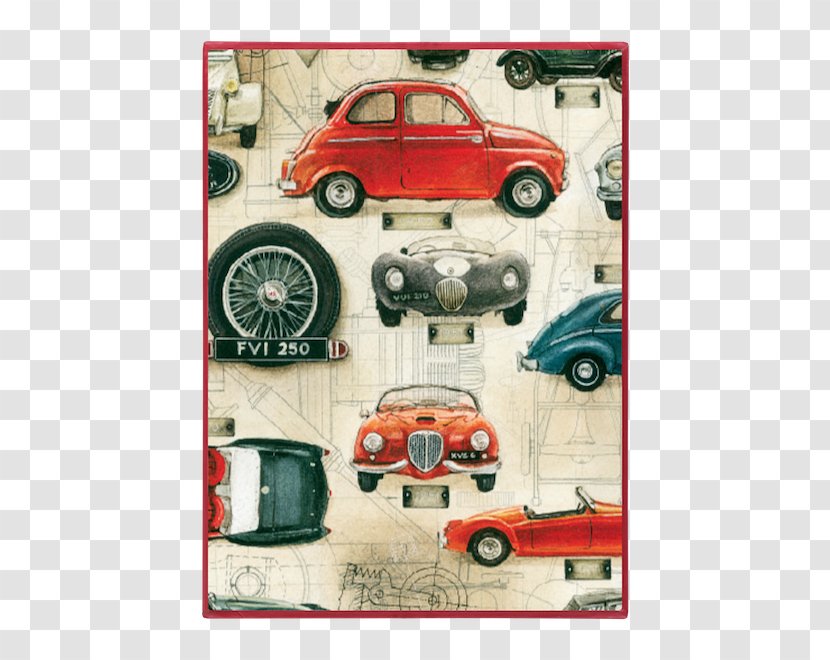 Vintage Car Paper Greeting & Note Cards Classic - Birthday Transparent PNG
