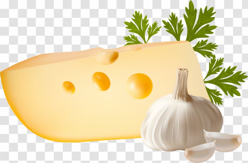 Vegetable Cheese Garlic Illustration - Ingredient Transparent PNG