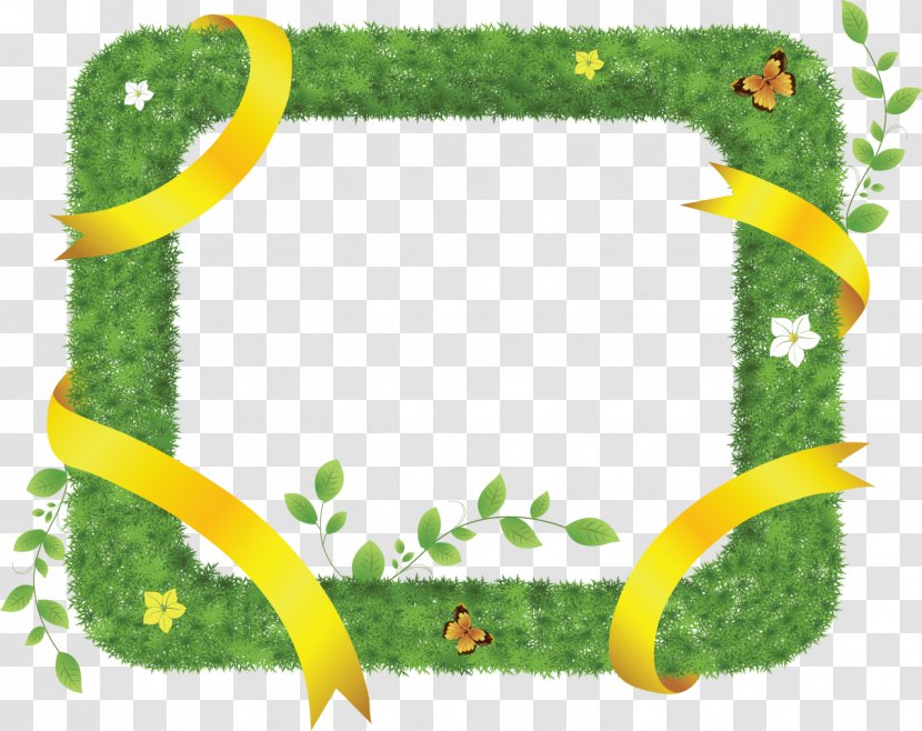 Christmas Gift Clip Art - Flora - Yellow Frame Transparent PNG