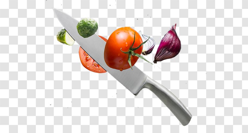 Vegetable Kitchen Knife Fork - Cutting Transparent PNG