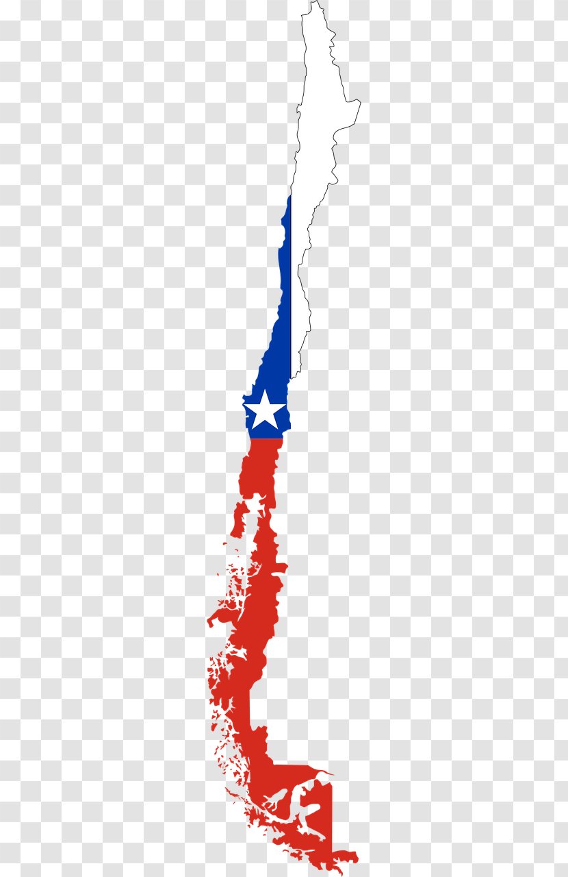 Flag Of Chile Santiago Map - Tree Transparent PNG