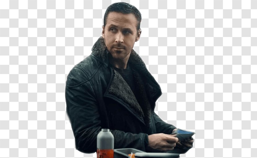 Ryan Gosling Blade Runner 2049 Officer K Leather Fake Fur Transparent PNG