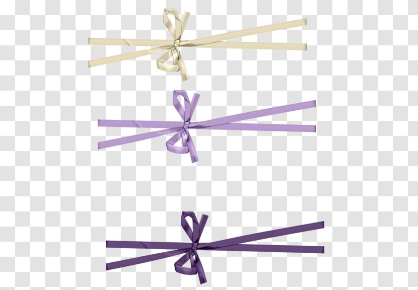 Ribbon Shoelace Knot Purple - Google Images Transparent PNG