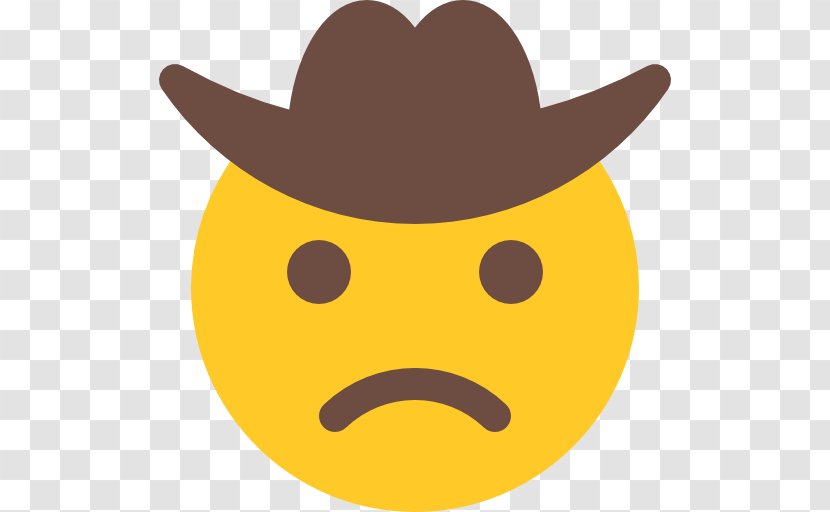 Emoji Sadness Cowboy Emoticon Transparent PNG