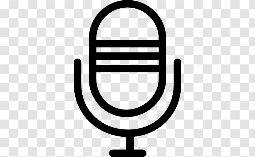 Microphone Symbol - Text Transparent PNG