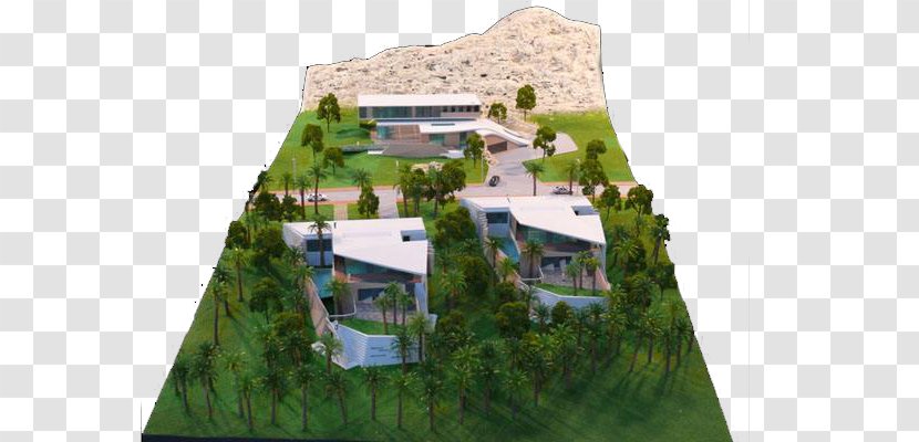 Roof Urban Design Suburb Property Elevation - Architecture - Sand Table Model Transparent PNG
