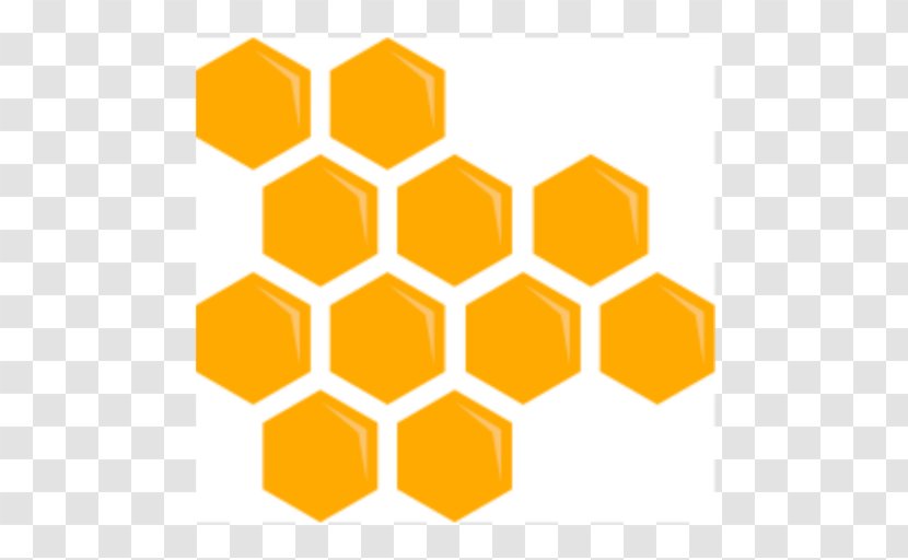 Clip Art Hexagon Illustration - Honeycomb Transparent PNG
