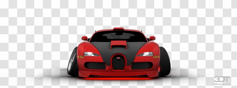 Bugatti Veyron Model Car Automotive Design - Auto Racing Transparent PNG