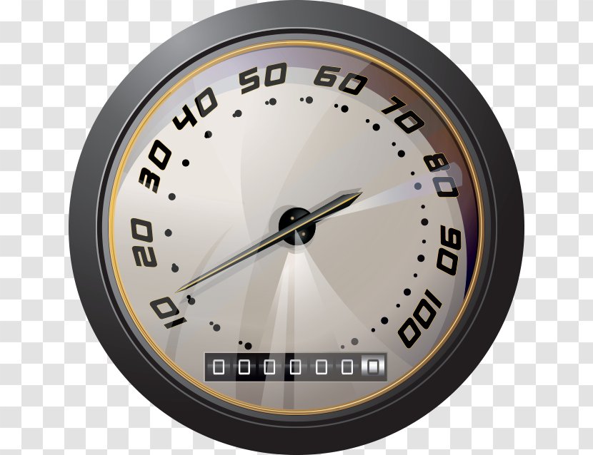 Car Speedometer Download Clip Art - Clock - Speed ​​dial Vector Transparent PNG