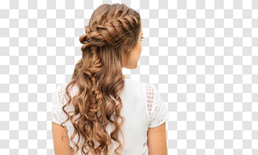 French Braid Hairstyle Updo - Artificial Hair Integrations Transparent PNG