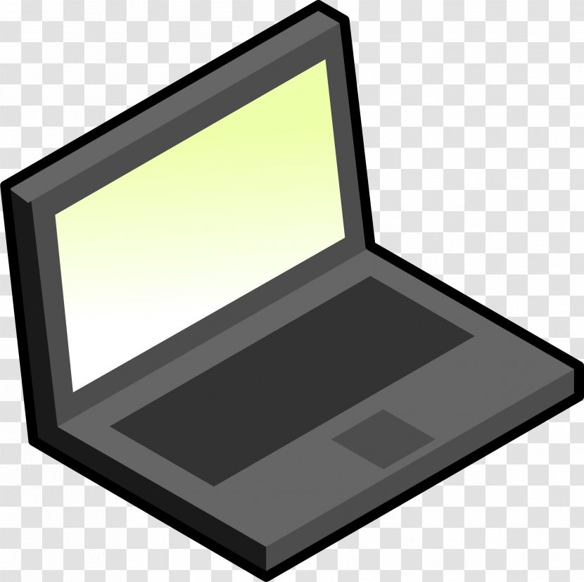 Laptop Computer Clip Art - Simple Word Transparent PNG