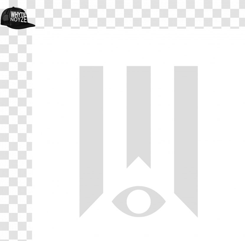 Logo Brand White Font - Black - Old School Transparent PNG