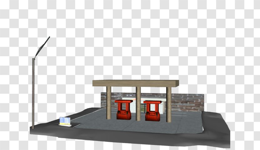 House Angle - Furniture - Fuel Station Transparent PNG