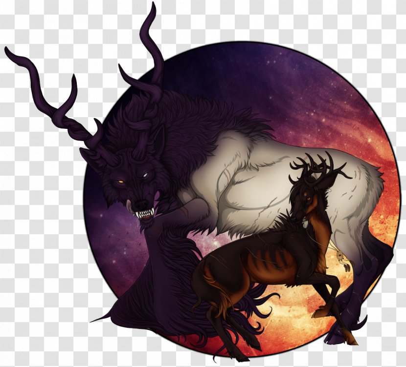 Reindeer Cartoon Demon - Purple - The Crown Of His Kingdom Transparent PNG