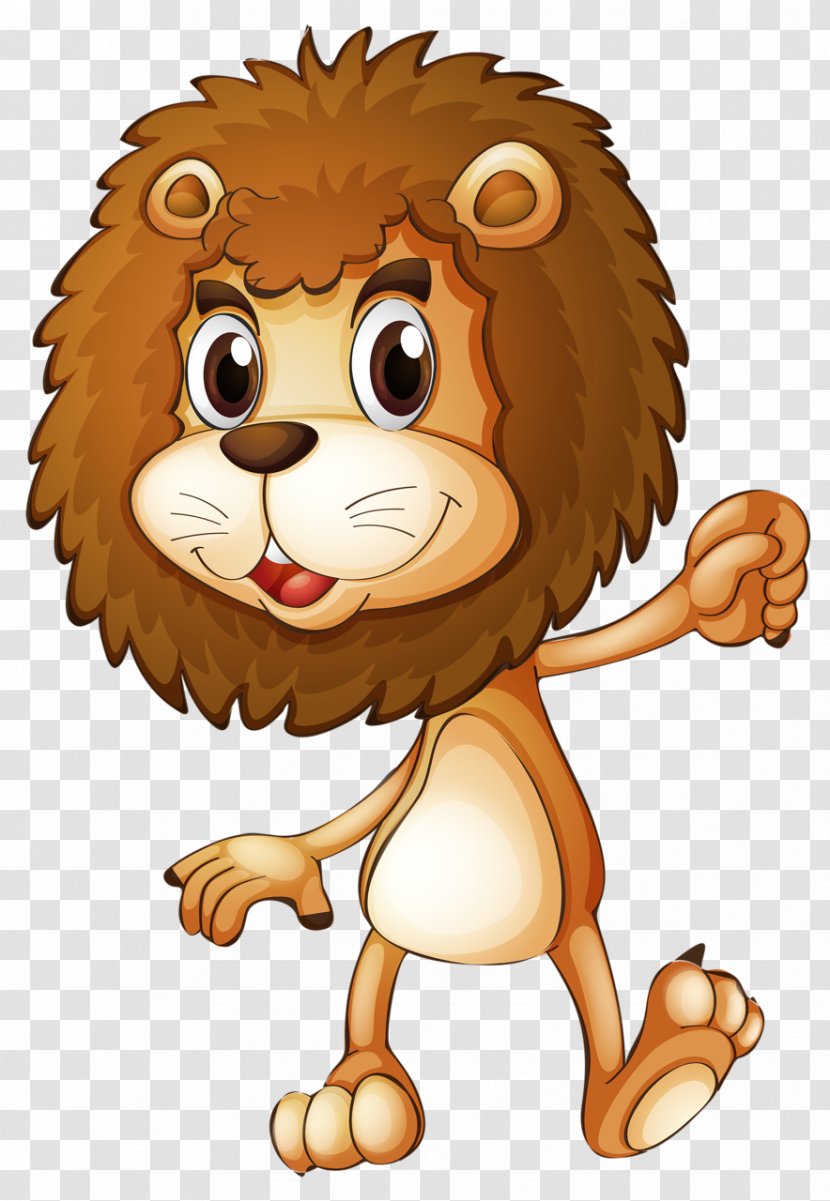 Lion Stock Photography Clip Art - Vertebrate - Cartoon King Transparent PNG