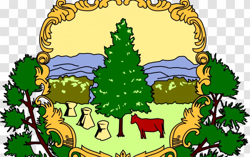Montpelier Flag Of Vermont State Treasurer Zazzle - Christmas Ornament Transparent PNG