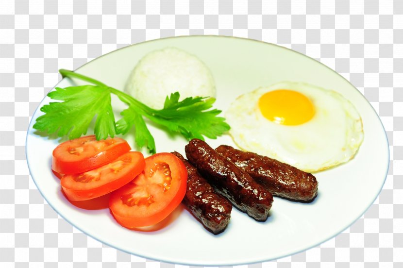 Full Breakfast Sausage Dish British Cuisine Transparent PNG