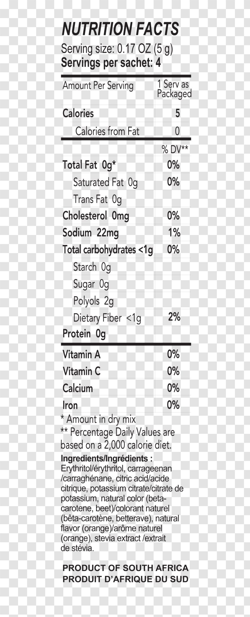 Gelatin Dessert Jello Salad Nutrition Facts Label Jell-O - Calorie - Health Transparent PNG
