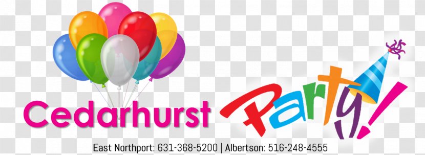Balloon BoPET Logo Cedarhurst Party Birthday Transparent PNG