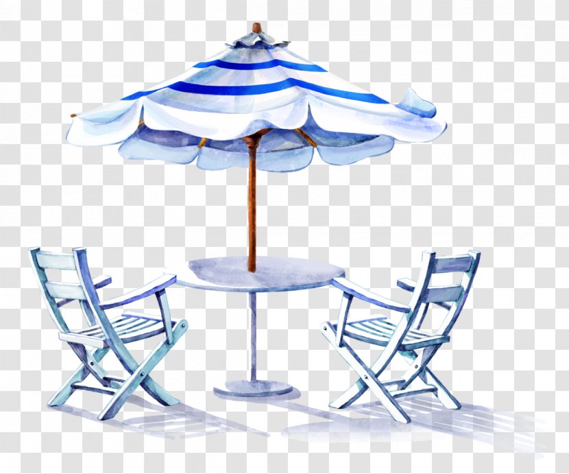 Chair Drawing Umbrella - Parasol Transparent PNG