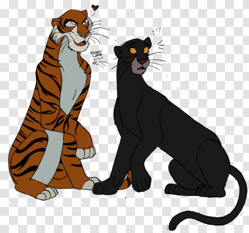 Bagheera The Jungle Book Shere Khan Mowgli Akela - Cat Like Mammal Transparent PNG