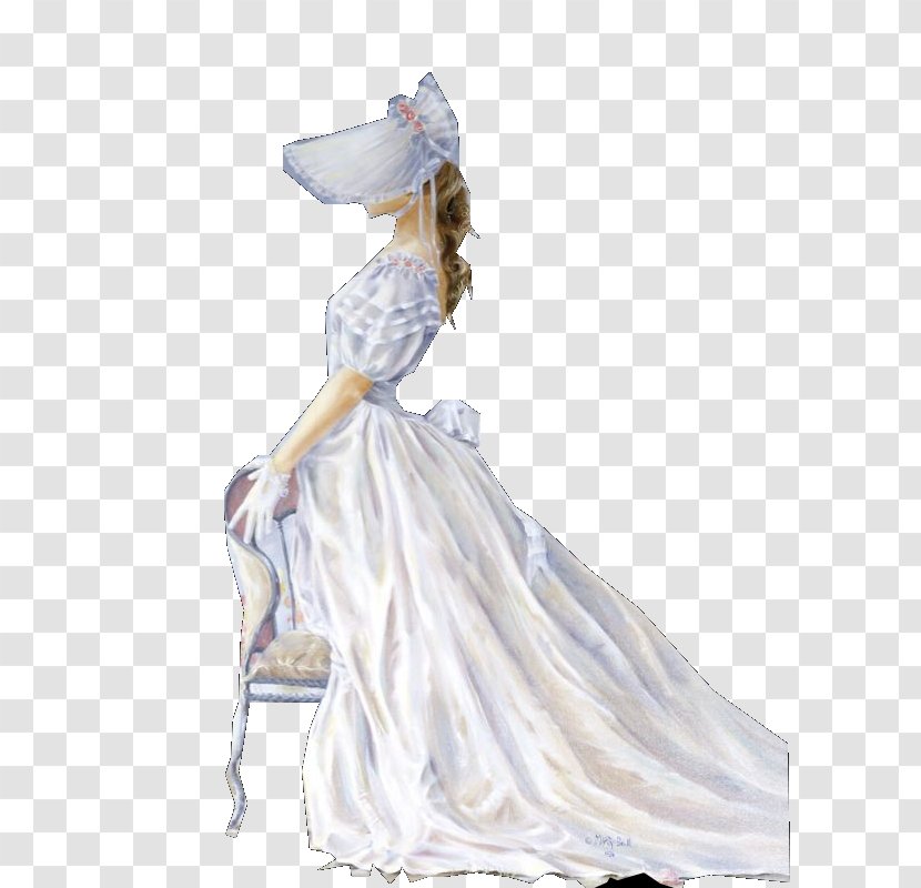 Dress Ball Gown Vintage Clothing Woman - Costume Transparent PNG