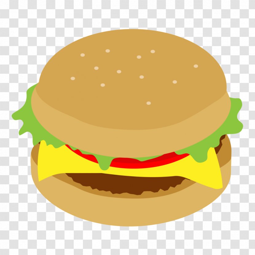 Cheeseburger Veggie Burger Hamburger Clip Art Fast Food - Dish - Healthy Logo Transparent PNG